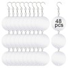 48 PCS Reflective Bird Scare Discs Set,Bird reflectors,Bird Scarer Discs