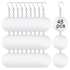 48 PCS Reflective Bird Scare Discs Set,Bird reflectors,Bird Scarer Discs Set Pigeon Deterrent,Pigeons Away from House,Bird Window Strike Prevention，Woodpecker Deterrent for House