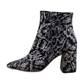 Betsey Women's Kris Ankle Boot, Snake, 11