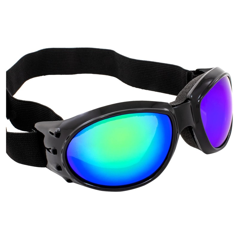 Global Vision Eliminator Padded Motorcycle Riding Goggles 2 Pair Black