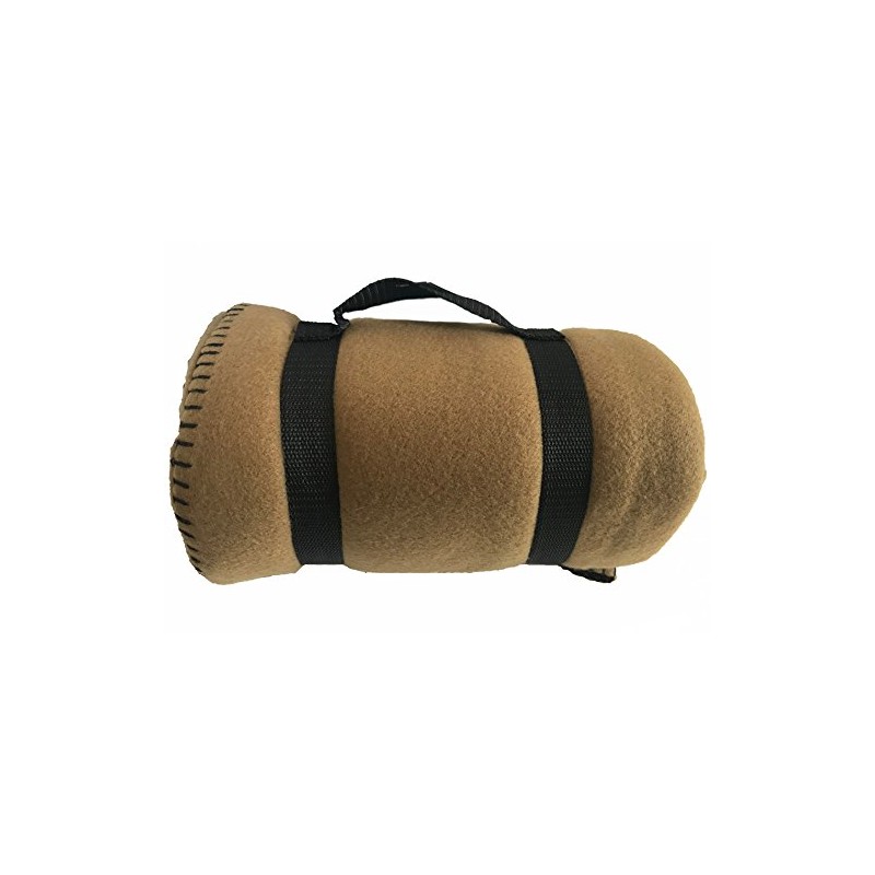 BW Fleece Blanket Polar Fleece for Outdoor Camping + Gold-Plated