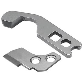 OZXCHIXU Upper and Lower Knives #788127007+788013009 for Janome 204D DM234 8002DX 9102D 9200D 9300DX Elna 664+ Sewing Machine Blade Replacements