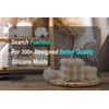【300+ Design Optional】 Fuehbur Floral Book Car-Freshie Silicone Aroma Bead