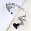 Cimenexe Punk Wings Ear Cuff Earring Silver Dragon Wings Cuff