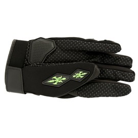 Premium Full Finger Motorcycle Gloves - Breathable Non-Slip - Ideal for Cycling, Motorcycle, Hiking, Camping, Tactical Airsoft, Paintball, ATV Riding for Men and Women (Large, Green)