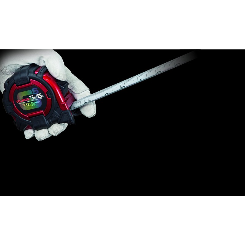 Tajima GS Lock Metric/Imperial Extra Stiff Tape Measure 5M, Black