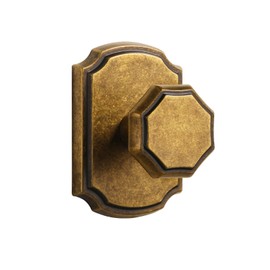 SORWDUERM 2 Pack Dummy Antique Brass Door Knobs Interior Dummy Door Handle Single Sided Decorative,Zinc Alloy