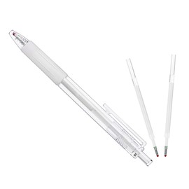 SHERCHPRY Bolígrafo para Tatuar Cejas 1mm, Lápiz Multifuncional para Bordado y Maquillaje Profesional, Marcador Quirúrgico Blanco para Delineado Preciso y Uso en Salones de Belleza