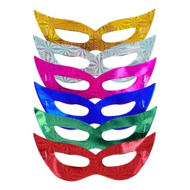 Antifaz de Cartón para Ojos Fiesta Batucada Pack 24 Piezas