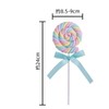 Skyseen 2PCS Artificial Marshmallow Lollipops Fake Cotton Candy Dessert Model