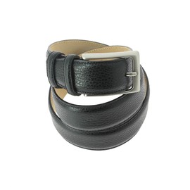 Robert Charles Leather belt Dollaro black - Black