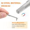 HARFINGTON 3pcs H2.0 Hex Screwdriver Bit 5/32" Hex Shank 45mm/1.77"