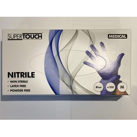 Super Touch - Nitrile Gloves - Medium - Powder Free