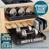 TAILI 2Pack Expandable Pull Out Cabinet Organizer, Adjustable Width 12.05"-20.4",