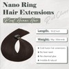 Rich Choices Nanoring Extensions 40 cm #2 Dark Brown -