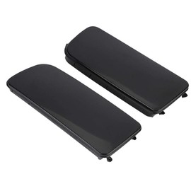 EBTOOLS Fog Light Cover Black 316I Compact ABS Black Fog Light Lamp Cover Trim Frame Suitable for E30 E36 E46 318 323 325 (51118122449+51118122450)