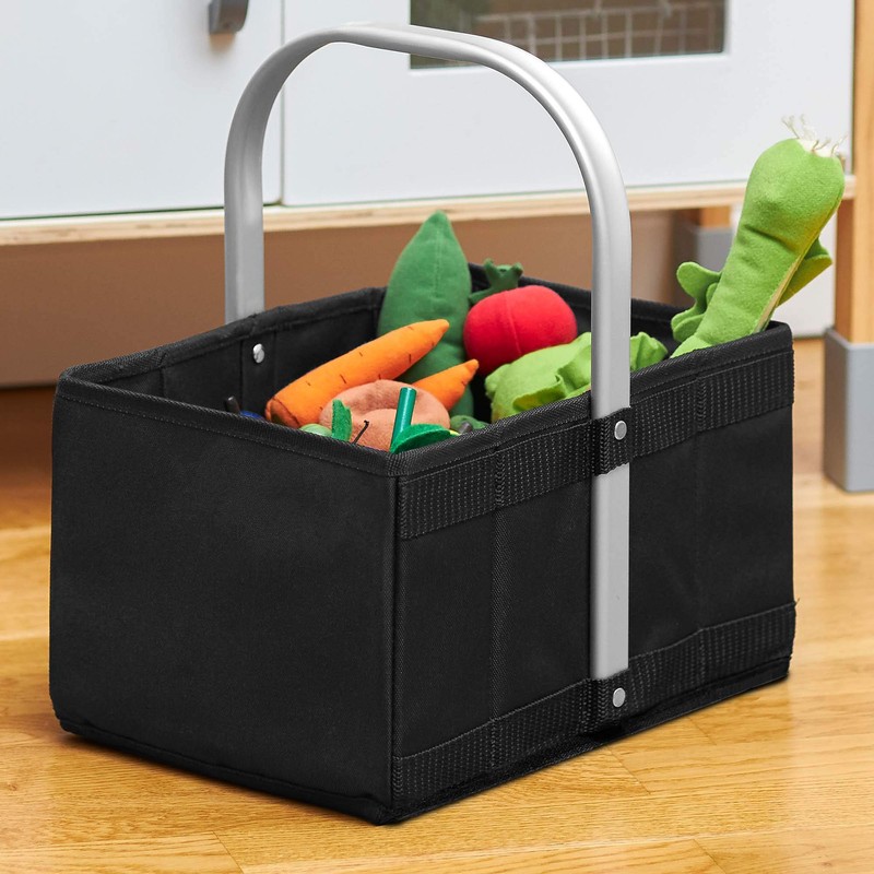 achilles Small Shopping Basket for Kids, Children's Basket, Folding Basket