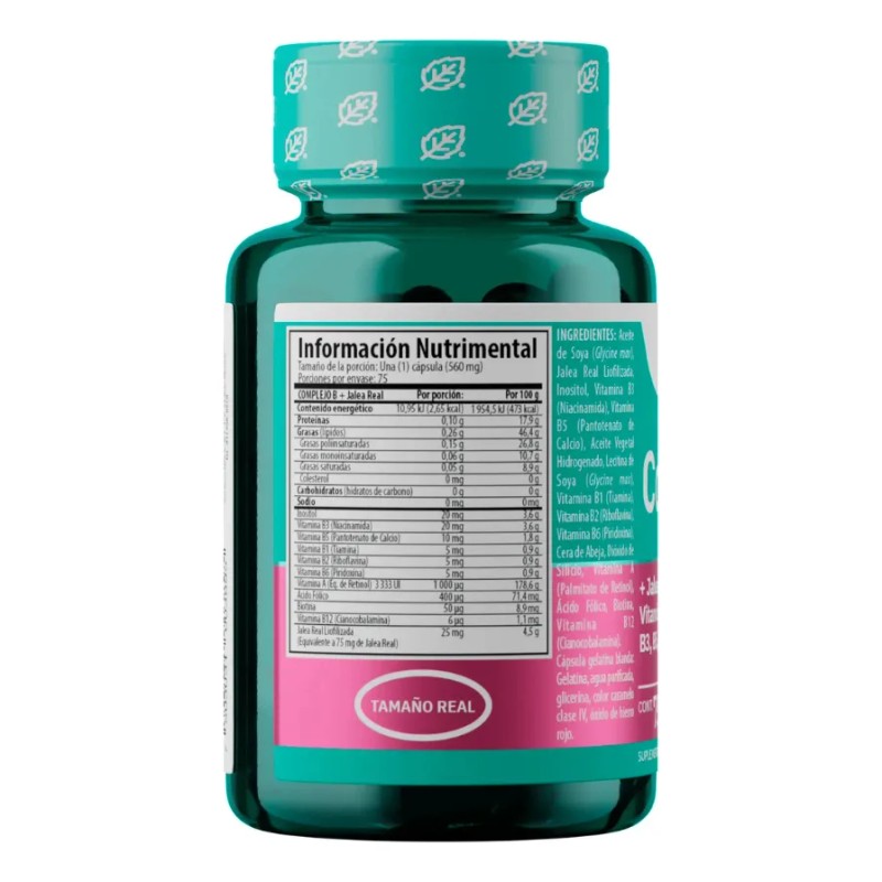 Solanum Complejo B+jalea Real Vitaminas B1 B2 B3 B5 B6