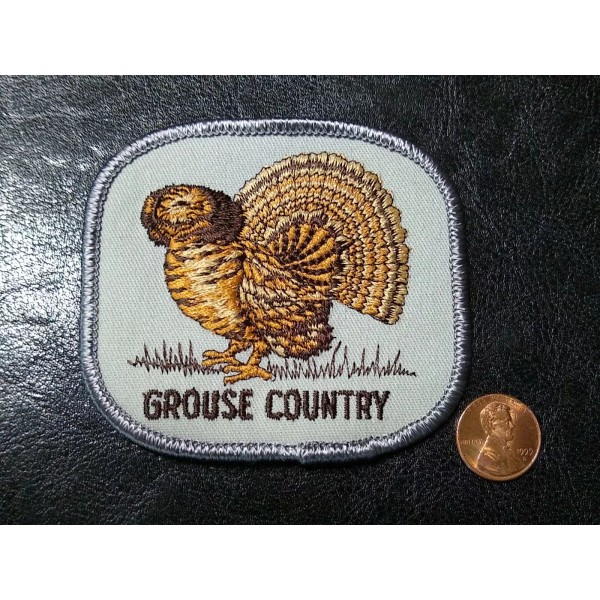 Voyager Grouse Country Embroidered Patch NEW made in USA by