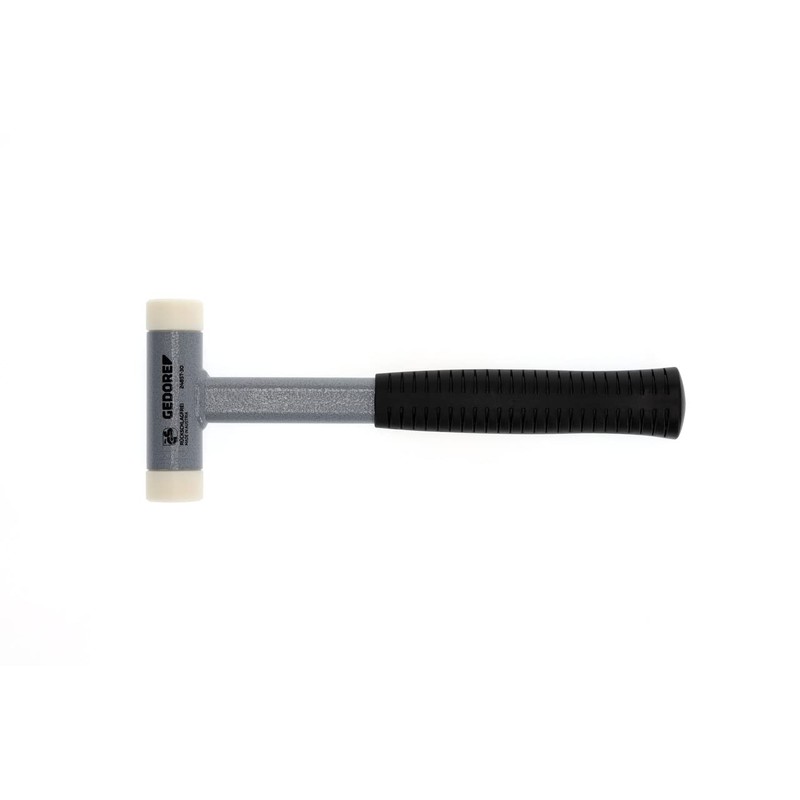 Gedore 8828950 Non-Rebound Soft Hammer, Diameter 30 mm, Steel Tube