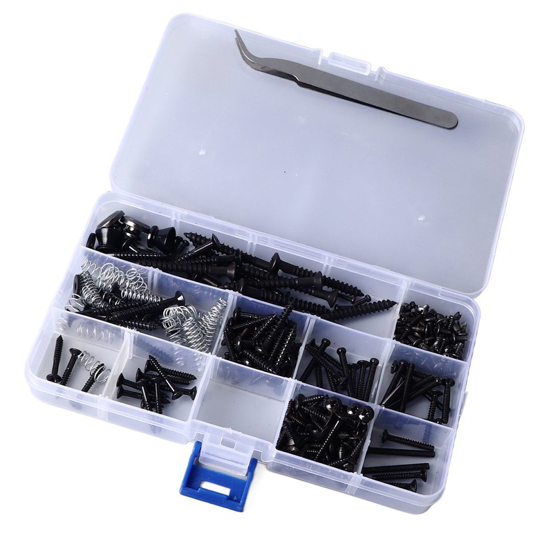 Guitar Repair Screw Kit Electric Acoustic Guitar Mounting Screws Strap