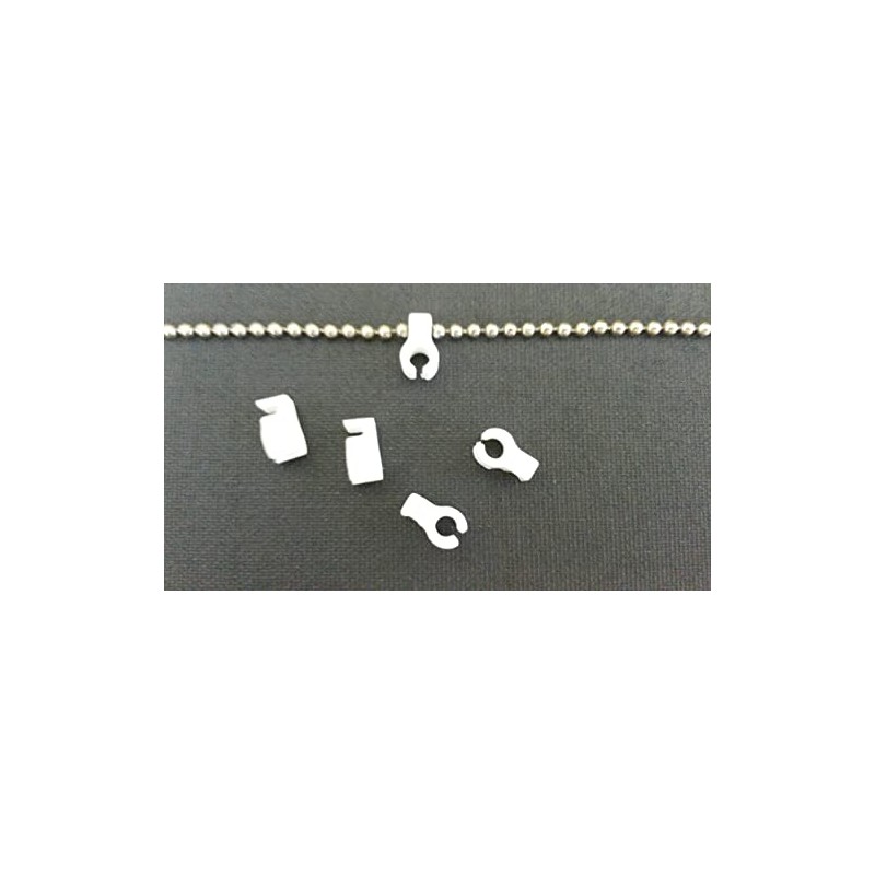 Replacement Plastic Clips for Vertical Blind Metal Bottom Chain (Pack