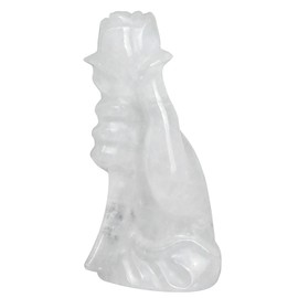KYEYGWO Hand Holding Rock Crystal Figurine Decor for Desktop Display, Love Symbol Hand Statue Flower Sculpture Romantic Gift for Wedding Women