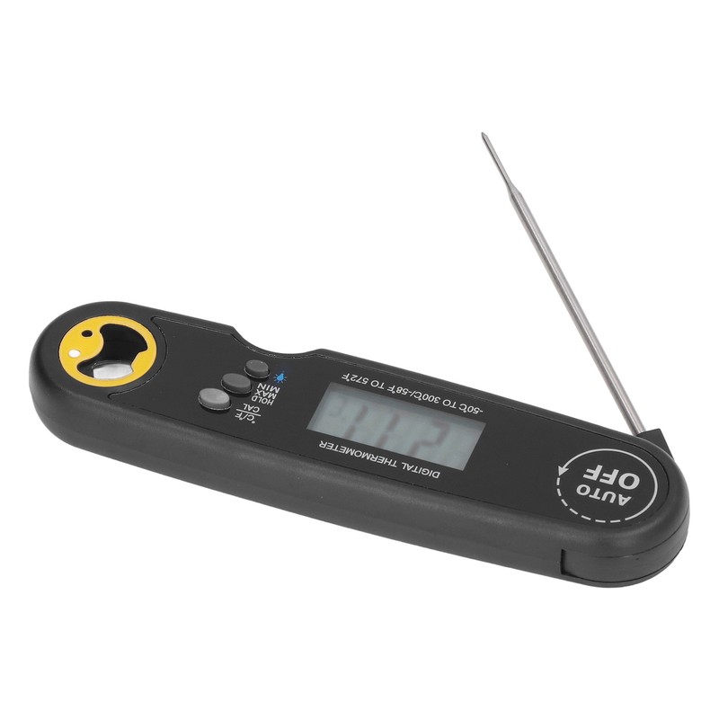 Food Thermometer Folding Waterproof Electrical Meat Thermometer Probe Quick Temperature