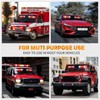 XRIDONSEN 34 inch Emergency Visor Lights 40 LED Red White