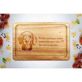 Dachshund Wooden Chopping Board 30 x 20 cm