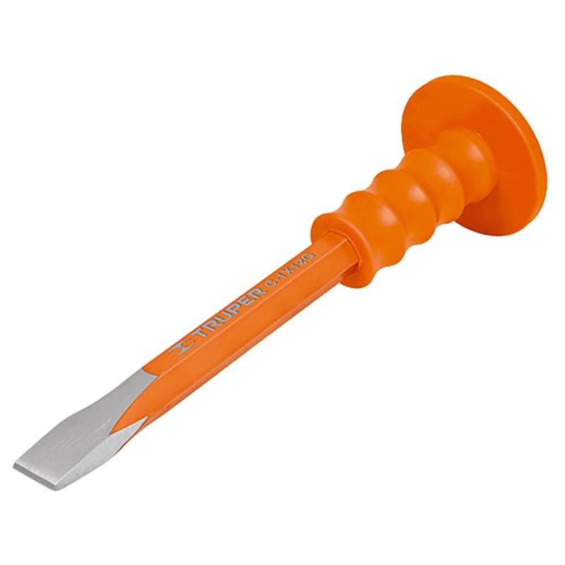 Truper C-1X12G, Cincel de corte frío, acero al cromo vanadio,
