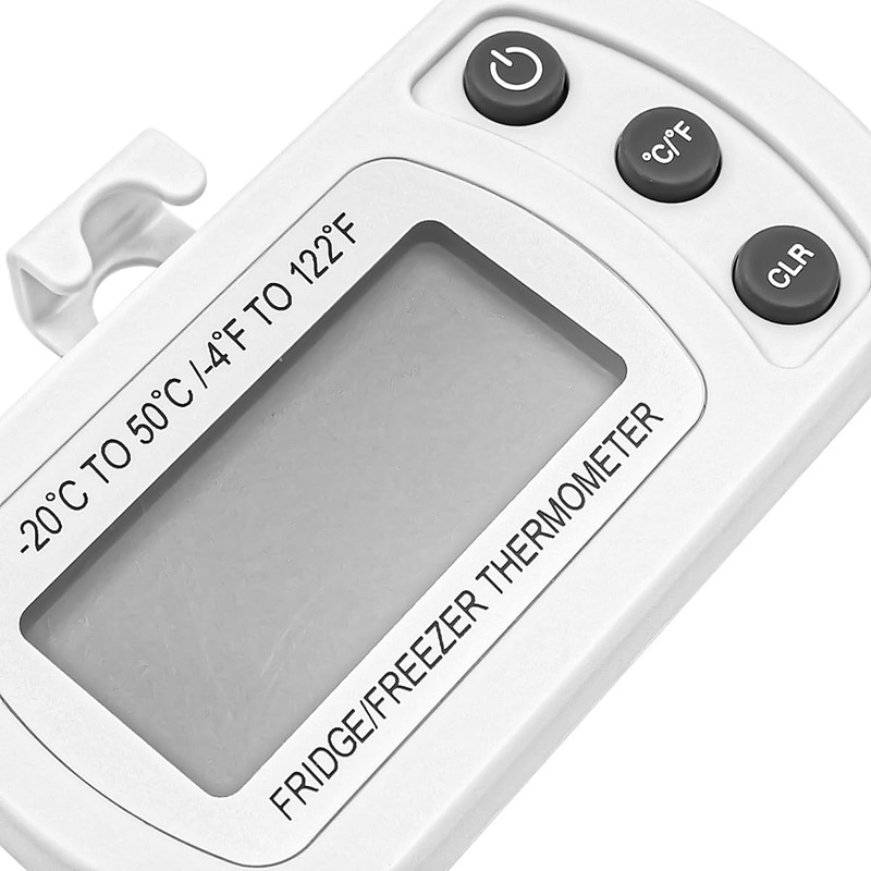 Alnicov Waterproof Refrigerator Fridge Thermometer Digital Freezer Room Thermometer Large