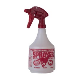 LITTLE GIANT Professional Spray Bottle (Red) All Purpose General Use Spray Bottle (32 oz.) (Item No. PS32RED)