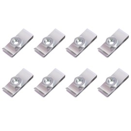M6 Clip Nuts 1.5 x 0.6 inches (37 x 15 mm), Set of 8, Furniture, Bikes, Fixing, Sleeping in Car, DIY, Camping, (Set of 8)