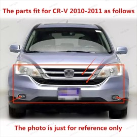 NAYSON For CR-V CRV 2010 2011 Front Bumper Upper Lower Grille + Fog Light Kit+4 Bracket