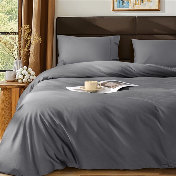 SONORO KATE 100% Egyptian Cotton Duvet Cover Queen Size, 1000