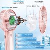 udodik Portable Hand Held Fan-Handheld Personal Fan Rechargeable with 4