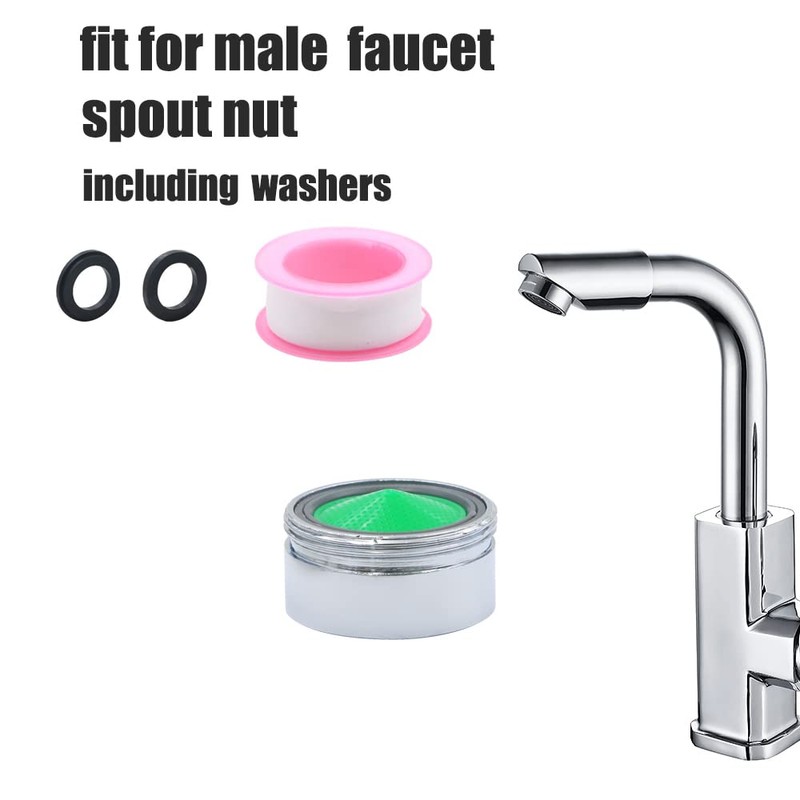 Kaileyouxiangongsi 4.5 GPM Flow Restrictor Insert Faucet Aerators, Standard Size,