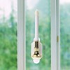 2Pcs Solar Power Candle Lamp Outdoor Flameless Candle Lamp Home