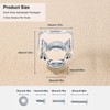 coolnews 8 Pack Crystal Cabinet Knobs, Crystal Drawer Knobs, Glass