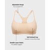 INLYRIC Women's Inbarely Soft Racerback Bralette - Wireless Full Coverage