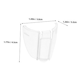 BUGUUYO 2pcs Safety Goggles Side Shields for Glasses Eye Protection Retainer for Lab Construction Hospital Safety Eyewear Retainers