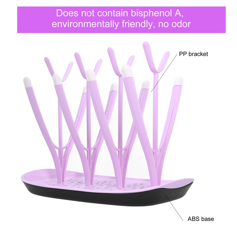 Baby Bottle Drying Rack Storage Cup Drainer Detachable Infant Nipple