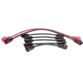 AC/DC WIRE AND SUPPLY E-Z-GO 1994 & UP 4 Gauge 7 pc Golf Cart Battery Cable Set with Protective Boots