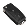 2 Button Car Remote Control Flip Folding Key Fob Shell
