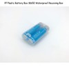 KOOBOOK 5Pcs 18650 Battery Storage Box Plastic Battery Holder Case