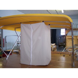 Privacy Station - Drop Down for Bimini Top (Grey)