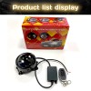 Kepeak 3" LED Dynamic Devil Eyes Light 33 Modes 12V