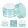 PACKOVE 6pcs Acrylic Cream Storage Containers with Lids Portable Travel