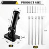 Hungdao 4 Pcs Metal Tree Stand Branch Holders Set Adjustable